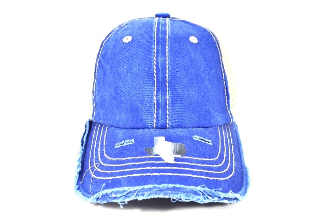 058-SOLID-PIGMENT-VISOR-BRIM-VINTAGE(ROYAL&KHAKI)